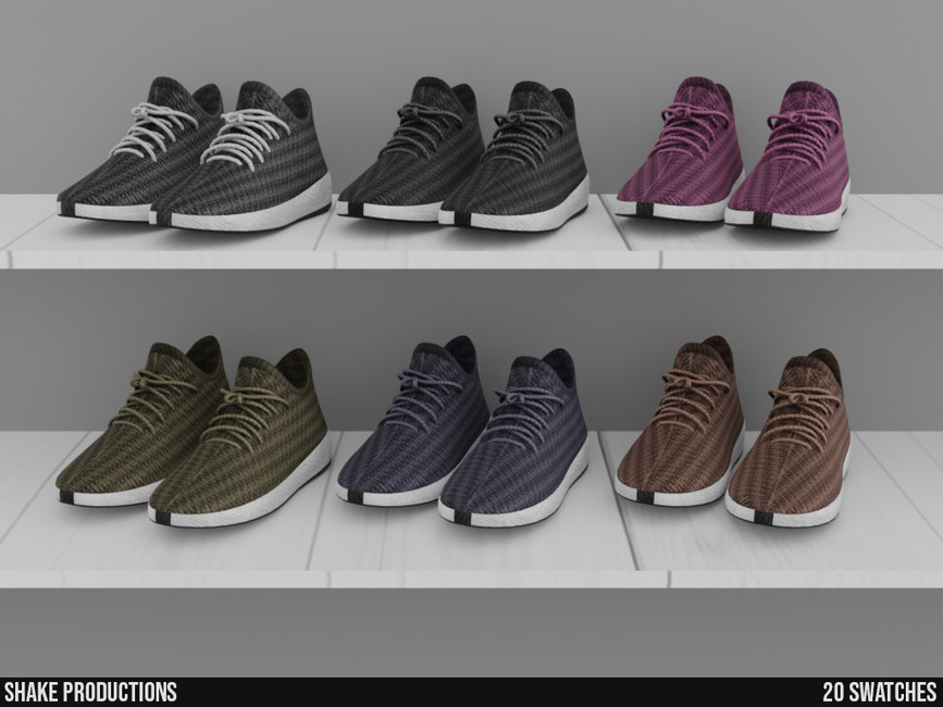 The Sims Resource - 964 - Sneakers (Female)