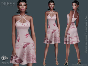 Sims 4 — Silk Summer Dress by pizazz — Sims 4. Base Game, fits all sims. A stylish silk summer dress. Classy and sexy in