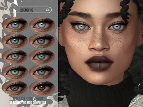 Sims 4 — IMF Eyes N.228 by IzzieMcFire — - Stand alone item with thumbnail - 12 colors - All ages and genders - HQ