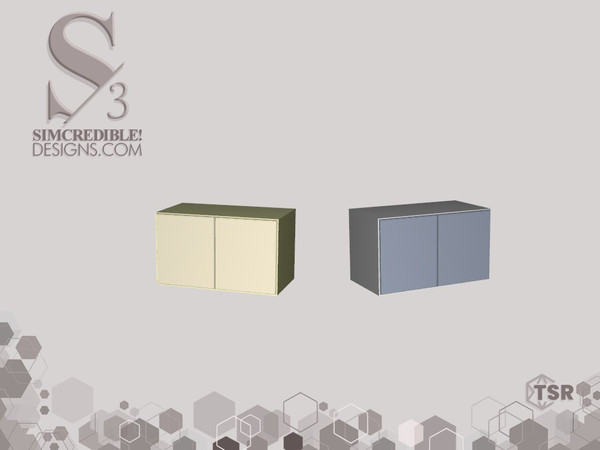 Sims 3 — Colors of Joy Wall Cabinet by SIMcredible! — SIMcredibledesigns.com