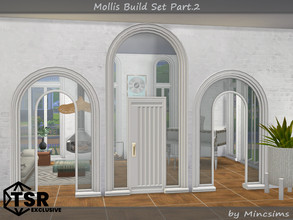 Sims 4 — Mollis Build Set Part.2 by Mincsims — I tried to express for modern classical style. Except for the two doors,