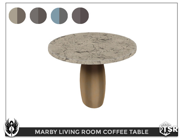 Sims 4 — Marby Living Room Coffee Table - I by nemesis_im — Coffee Table - I from Marby Living Room Set - 4 Colors - Base