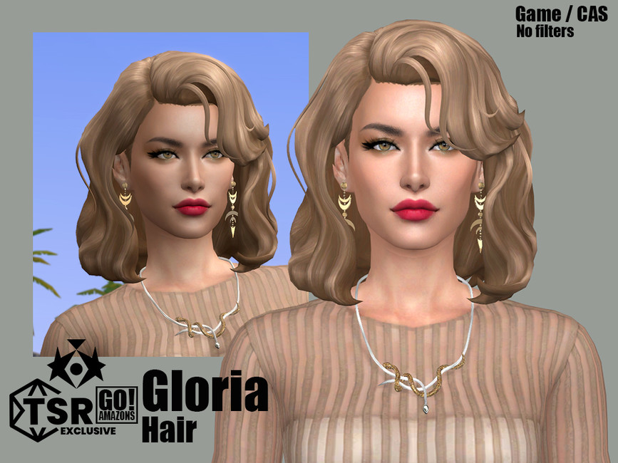 The Sims Resource - Gloria Hair