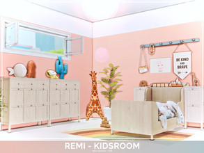 Sims 4 — Remi Kidsroom - TSR only CC by Mini_Simmer — Room type: Kidsroom Size: 4x4 Price: $4,973 Wall Height: Short