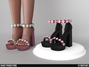 Sims 4 — 971 - High Heels by ShakeProductions — Shoes/High Heels HQ Compatible New Mesh All LODs 15 Colors