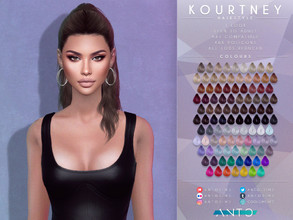 Sims 4 — [Patreon] Kourtney - Hairstyle by Anto — High wavy ponytail Thank you so much for downloading my hairstyle.