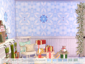 Sims 4 — Magical Christmas Wallpaper by nolcanol — Magical Christmas Wallpaper: 14 swatches