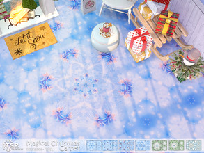 Sims 4 — Magical Christmas Carpet by nolcanol — Magical Christmas Carpet: 14 swatches
