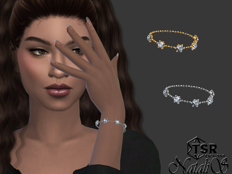 NataliS' Delicate diamonds chain bracelet