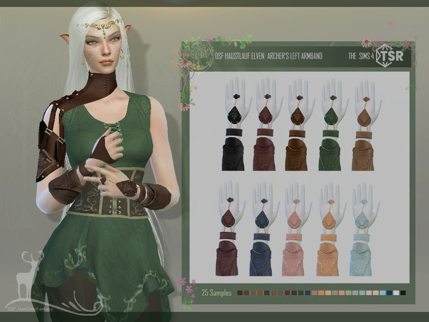 The Sims Resource HAUSTLAUF ELVEN ARCHER LEFT ARMBAND