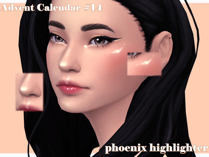The Sims Resource Advent Calendar Day 14 Phoenix Highlighter