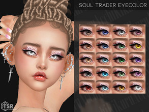 Sims 4 — Soul Trader Eyecolor by Kikuruacchi — - It is suitable for Female and Male. ( Toddler to Elder ) - 20 swatches -