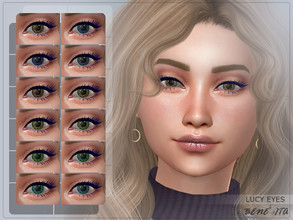 Sims 4 — Lucy Eyes [HQ] by Benevita — Lucy Eyes Costume Makeup Category HQ Mod Compatible 12 Swatches For all age I hope