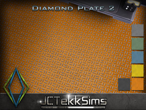 Sims 4 — Diamond Plate 2 by JCTekkSims — Created by JCTekkSims.