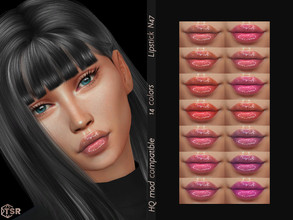Sims 4 — Lipstick N47 by qLayla — !! Previews were made using HQ Mod !! - base game compatible. - HQ mod compatible. -