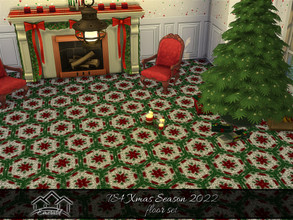 Sims 4 — TS4 Xmas 2022 Floors 1 by Emerald — Here's wishing you all, TSR staff and simmies a Merry Christmas and a Happy