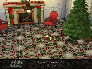 Sims 4 — TS4 Xmas 2022 Floors 2 by Emerald — Here's wishing you all, TSR staff and simmies a Merry Christmas and a Happy