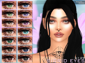 Sims 4 — Sigrid Eyes N129 by MagicHand — Cute eyes for males and females in 16 swatches - HQ Compatible. Preview - CAS