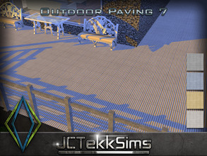 Sims 4 — Outdoor Paving 7 by JCTekkSims — Created by JCTekkSims.