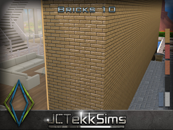 Sims 4 — Bricks 10 by JCTekkSims — Created by JCTekkSims.