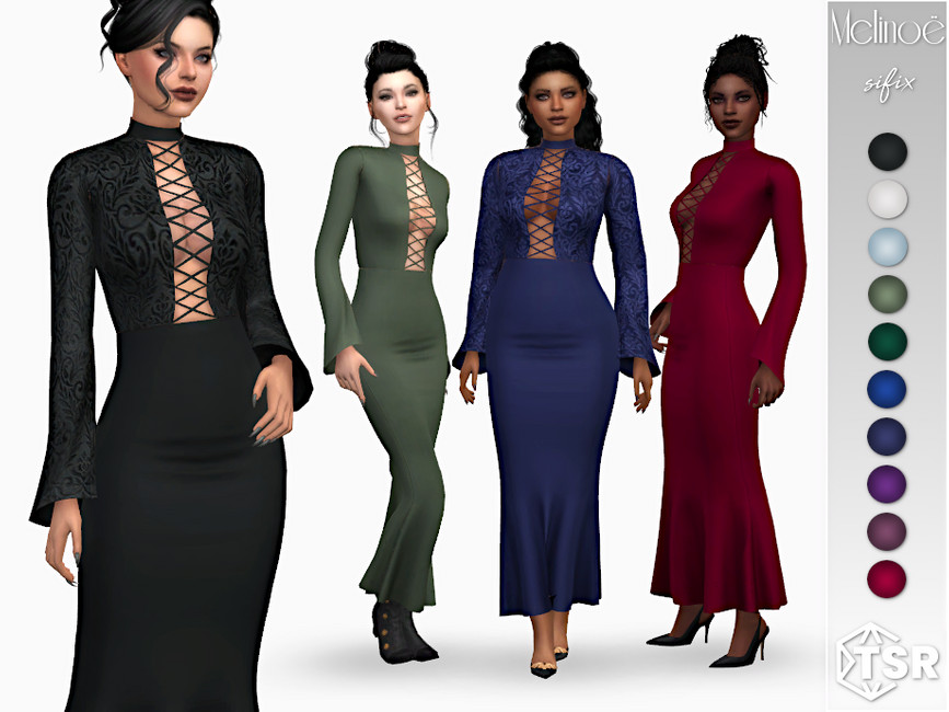 The Sims Resource Melinoe Dress