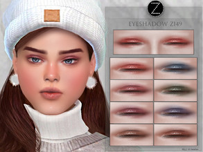 Sims 4 — EYESHADOW Z149 by ZENX — -Base Game -All Age -For Female -8 colors -Works with all of skins -Compatible with HQ