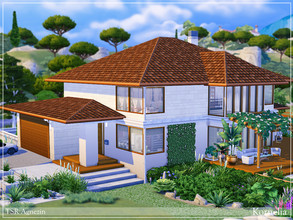 Sims 4 — Kornelia-no cc by Agnezin — A large residence for a family with children. Lot 50/50. The house has 4 bedrooms, 3