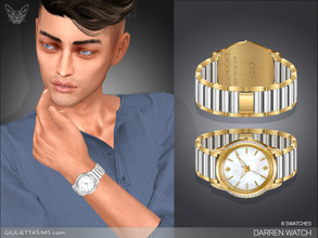 Sims 4 — Darren Watch (For Male Frame) by feyona — Darren Watch For Male Frame comes with 80swatches * 8 swatches * Base
