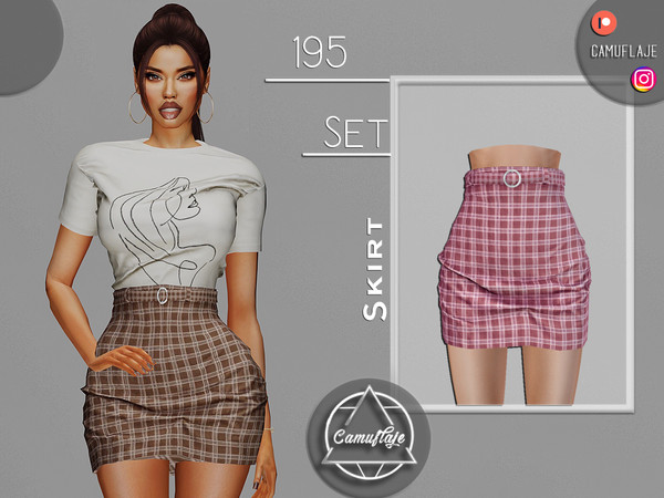 The Sims Resource - SET 195 - Skirt
