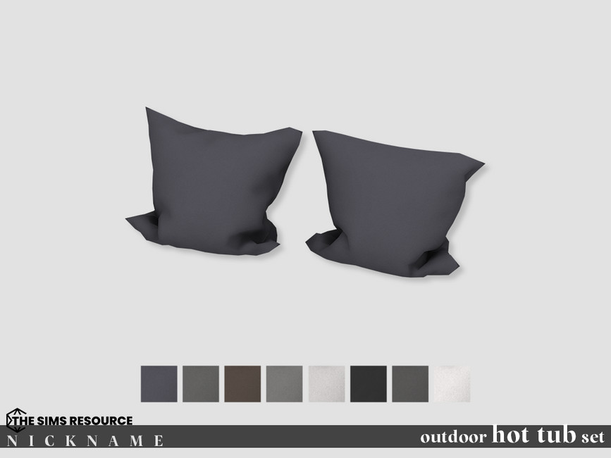 The Sims Resource outdoor hot tub set_pillow