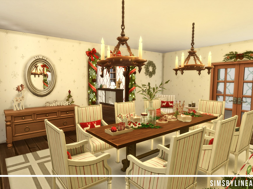 The Sims Resource Winterfest Dining Room