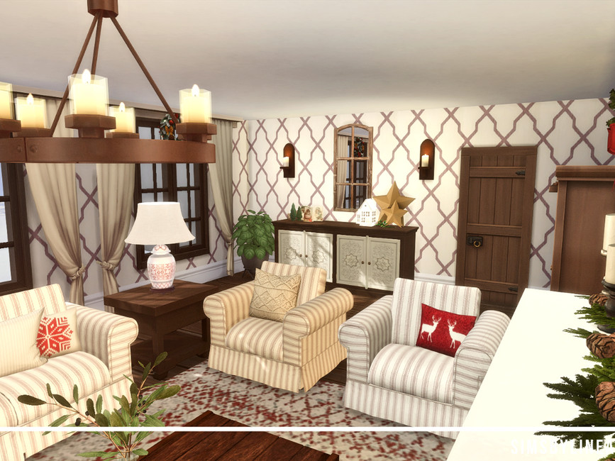 The Sims Resource Winterfest Living Room