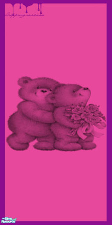 Sims 2 — Small girls wall 8 by gonein60 — A wall.