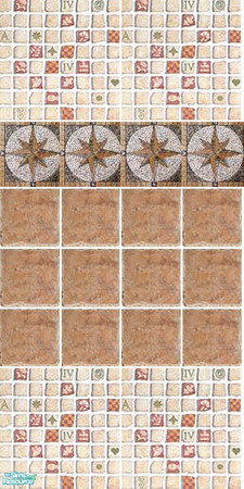 Sims 2 — Spain  by annefranzen — Spanish style tiles.