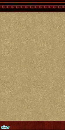 Sims 2 — Maxis Match: Fall Interiors -  Sand by c_literati — Wall to match the Maxis carpet.