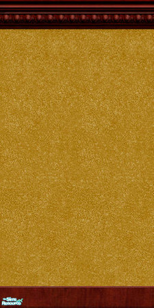 Sims 2 — Maxis Match: Fall Interiors - Mustard by c_literati — Wall to match the Maxis carpet.