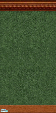 Sims 2 — Maxis Match: Fall Interiors - Moss by c_literati — Wall to match the Maxis carpet.