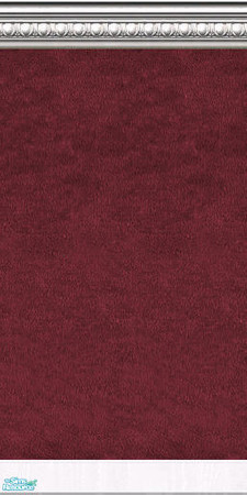 Sims 2 — Maxis Match: Fall Interiors -Cranberry by c_literati — Wall to match the Maxis carpet.