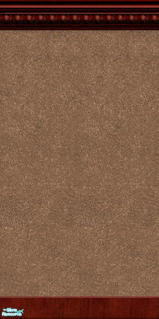 Sims 2 — Maxis Match: Fall Interiors - Cocoa by c_literati — Wall to match the Maxis carpet.