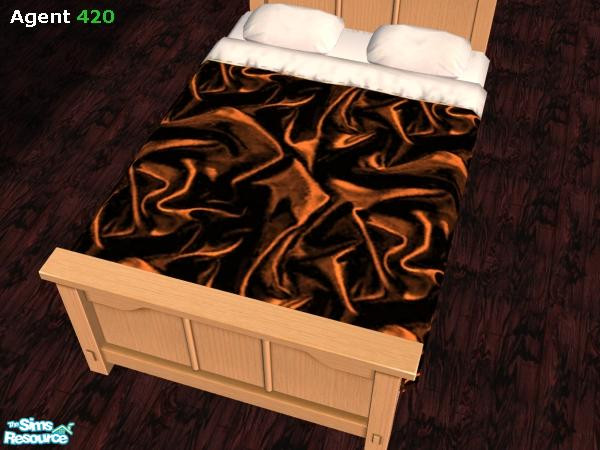 Sims 2 — Chocolate Caramel Bronze Silky Bedsheets by Agent420 — These bedsheets are nice and smooth. Real silky, and