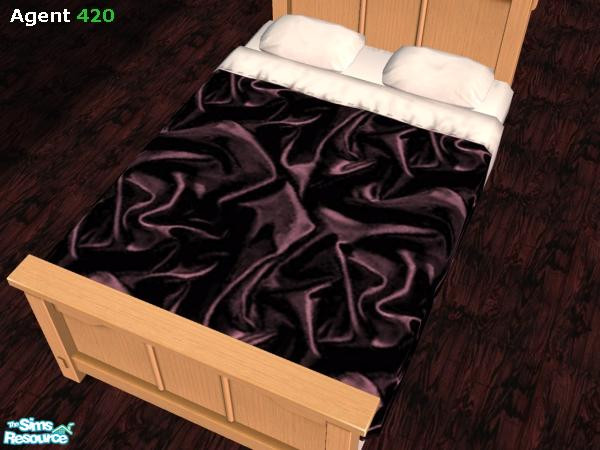 Sims 2 — Messy Smoke Colored Silk Sheets by Agent420 — These bedsheets are nice and smooth. Real silky, and satiny. The