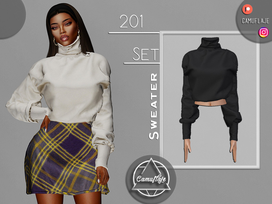 The Sims Resource - SET 201 - Sweater