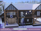 Sims 4 — Cosmic Christmas Cabin by Victorious_Empire — Cosmic Christmas is a rustic yet vibrant 2 bedroom, 2 bathroom