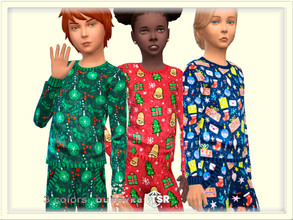 Sims 4 — Shirt Velours  NY  by bukovka — Shirt velours for children of both sexes: boys and girls. Installed stand-alone,