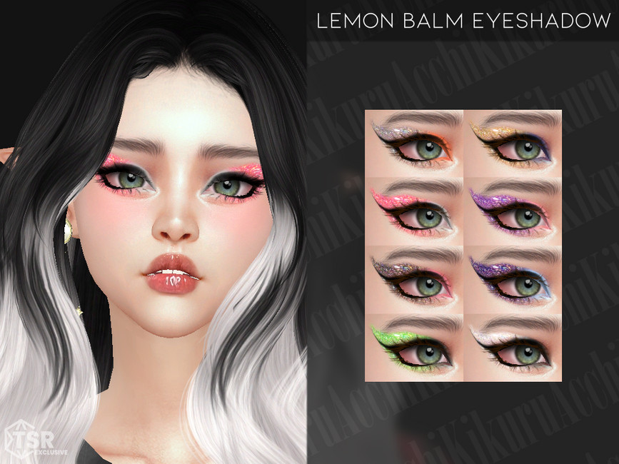 The Sims Resource - Lemon Balm Eyeshadow