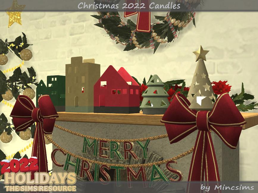 The Sims Resource Christmas 2022 Candles