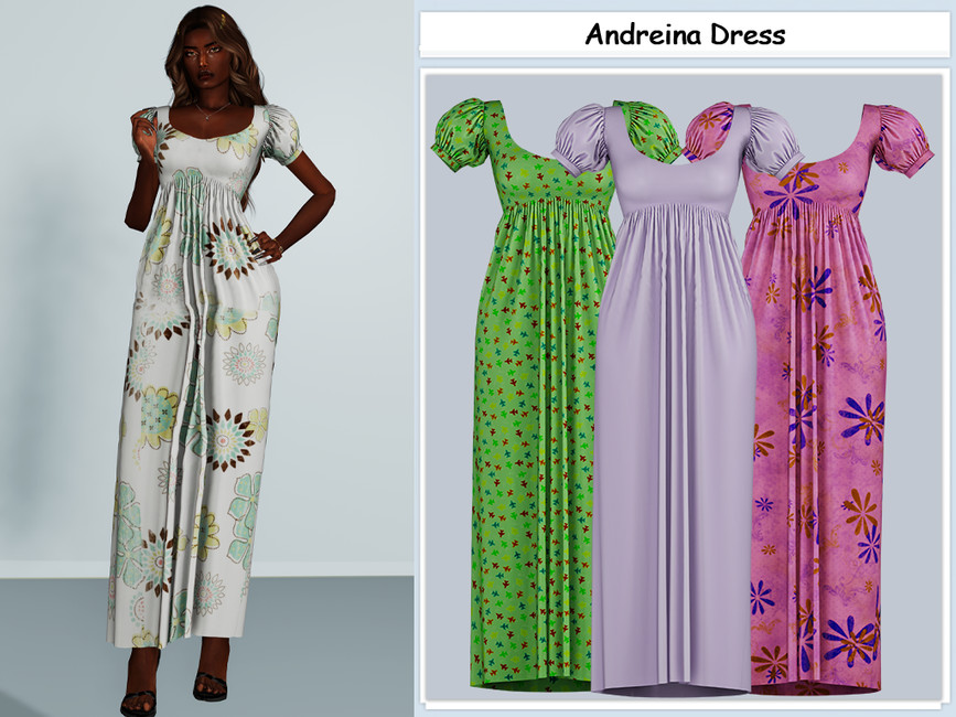The Sims Resource - Andreina Dress