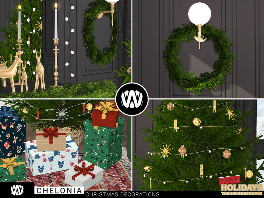 The Sims Resource Chelonia Christmas Decorations