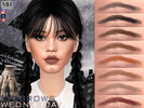 Sims 4 — Wednesday Eyebrows N192 by MagicHand — Natural eyebrows in 13 colors - HQ Compatible. Preview - CAS thumbnail