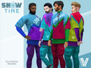 Sims 4 — Snowtime EL Outerwear 1 by SimmieV — When the weather outside is frightful, this layered outfit is so